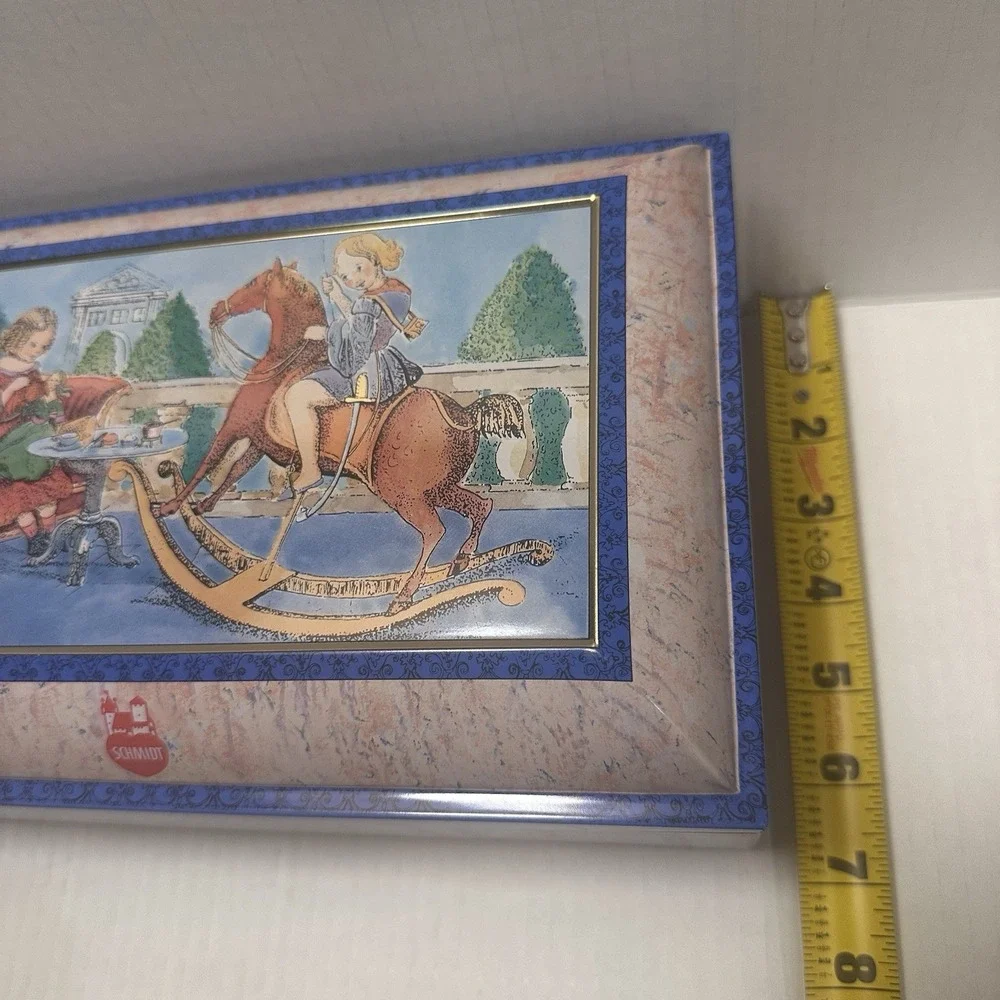 VTG E. Otto Schmidt‎ Large Biscuit Tin Cookie Sandwich Box West Germany Nurnberg